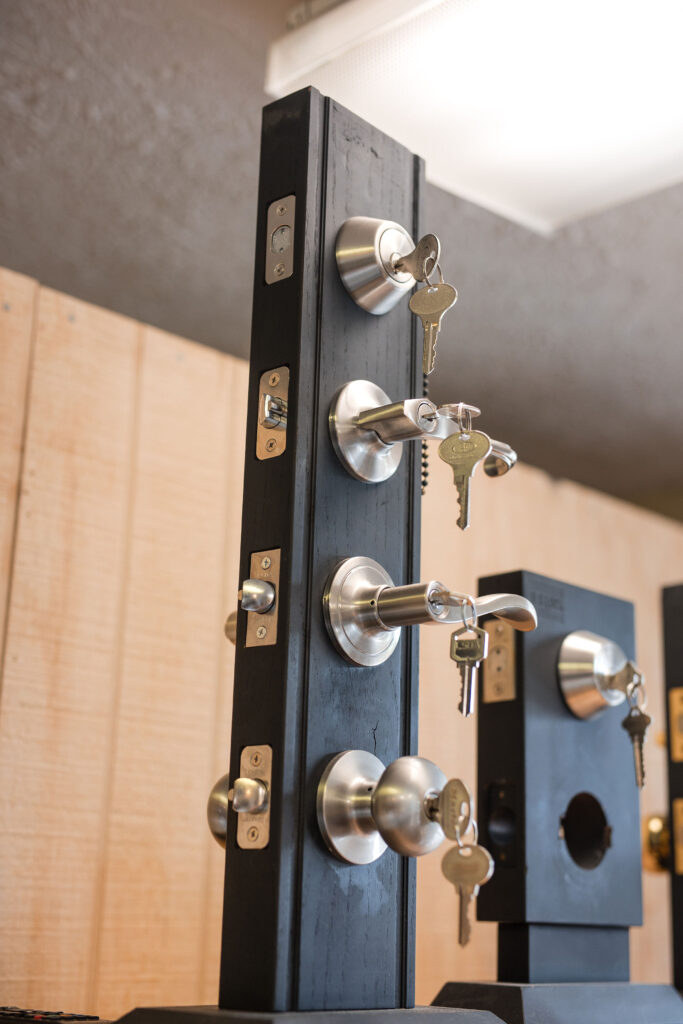 commercial locksmithing, doors and hardware, access control, key control, automative transponder, safes, high security locks and keys, home security company